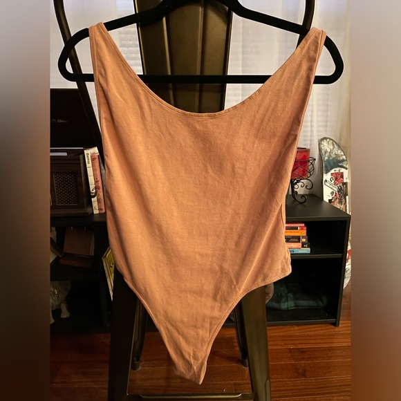 American Apparel Low Back Thong Bodysuit XL - Picture 1 of 3